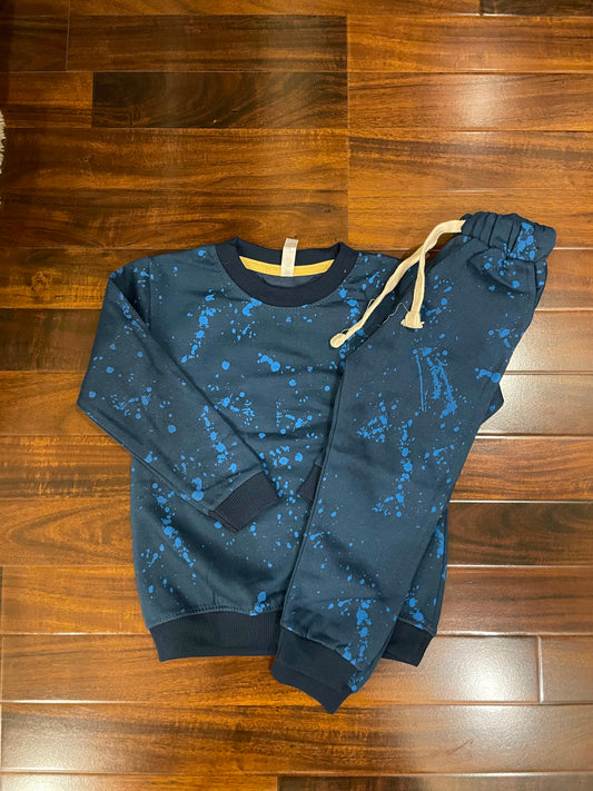 Blue Splash Tracksuit