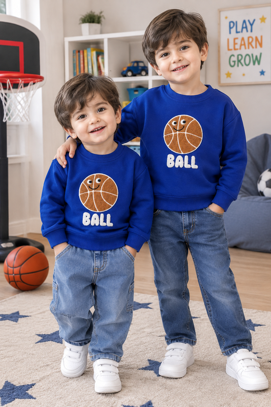 Blue Basketball Sweatshirt