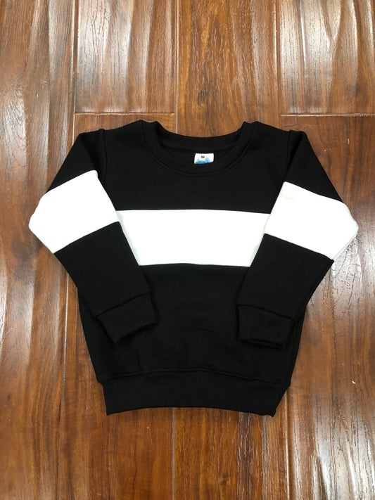 Zebra Panel Sweatshirt