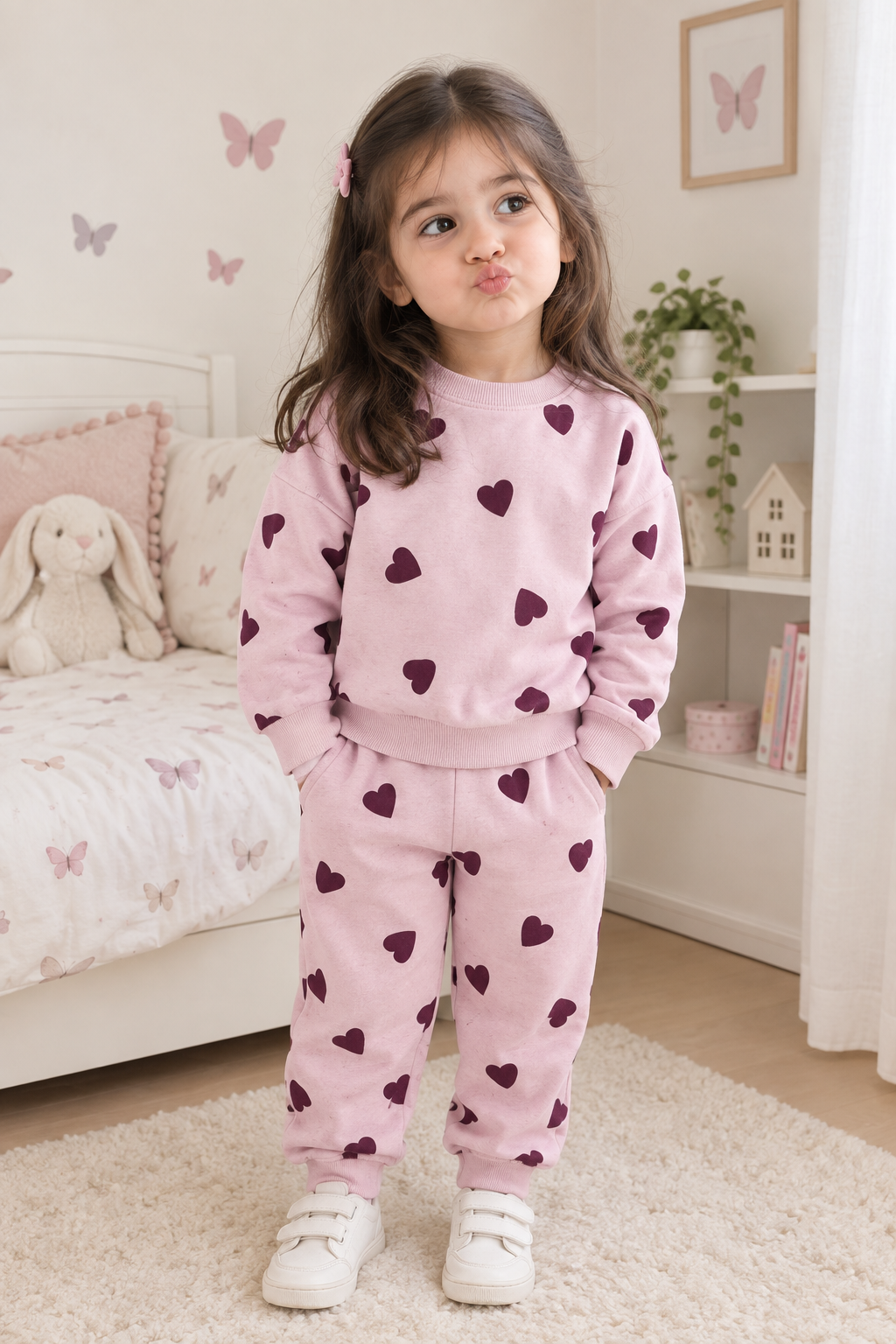 Soft Pink Sweetheart Tracksuit