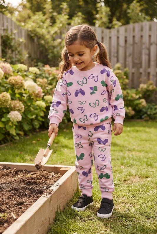 Pink Butterfly Bliss Tracksuit