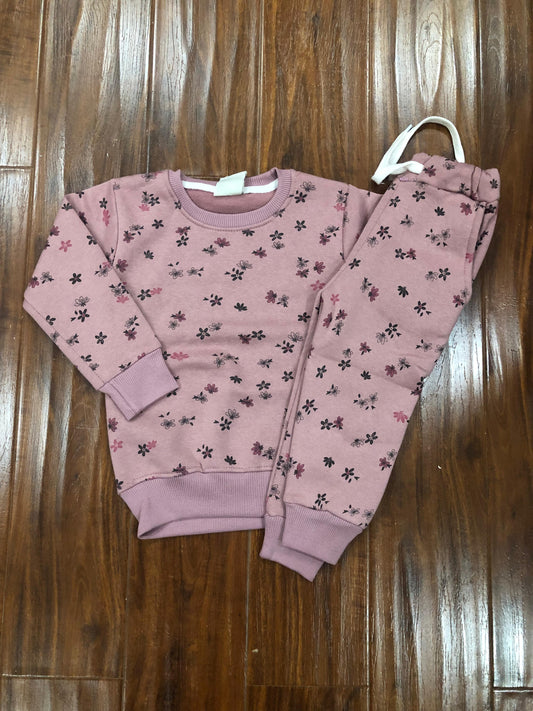 Pink Aster flowers tracksuit