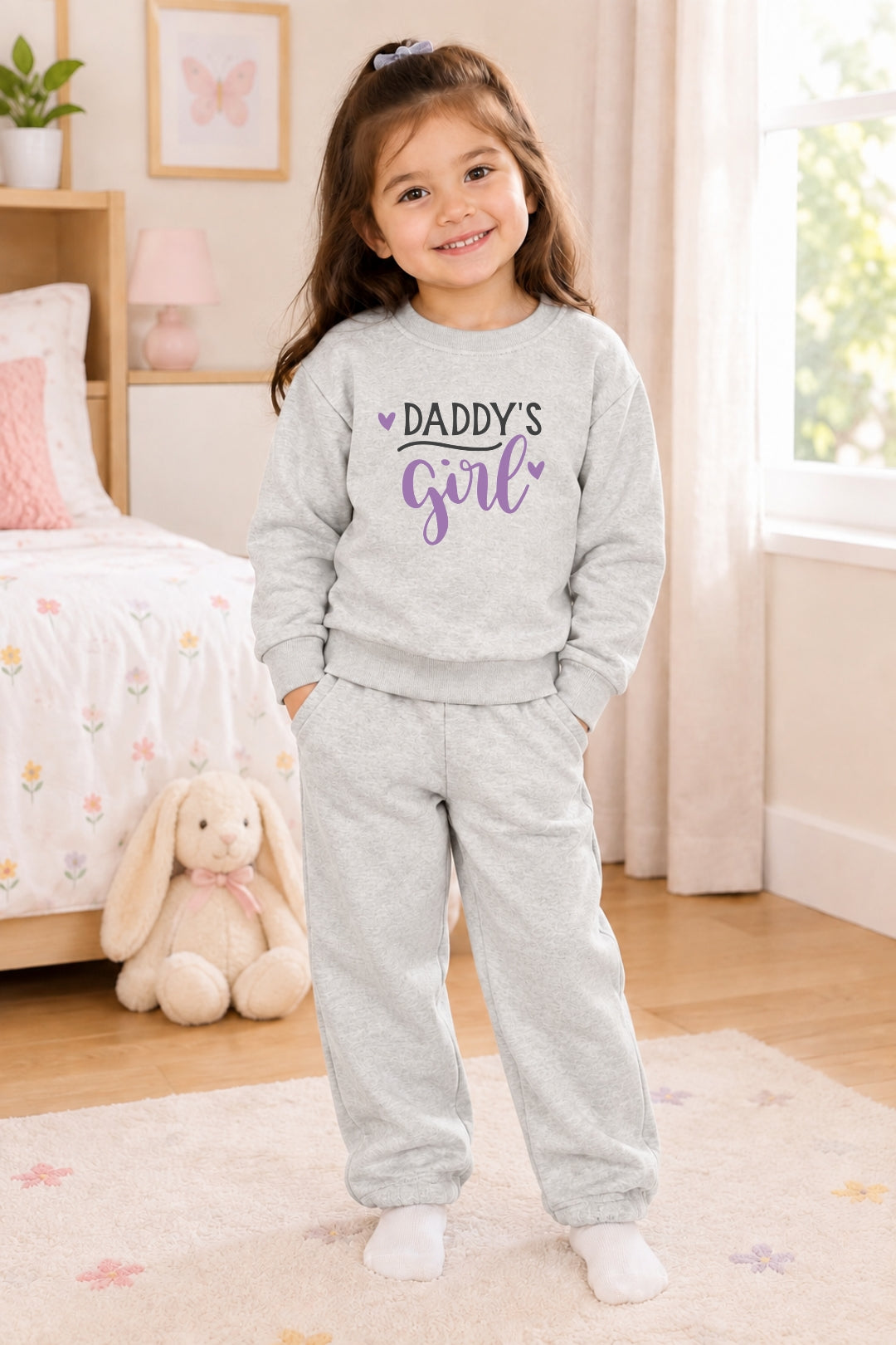 Grey Daddy's Girl Tracksuit