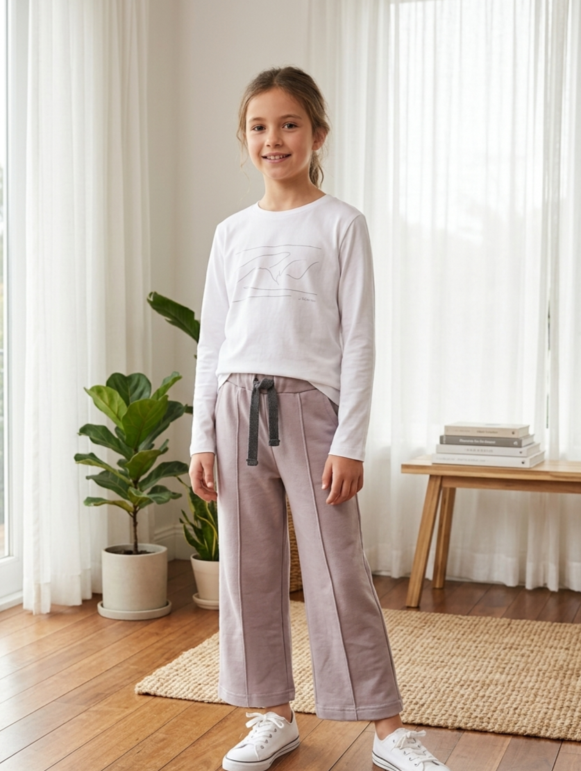Grey Flapper Trouser