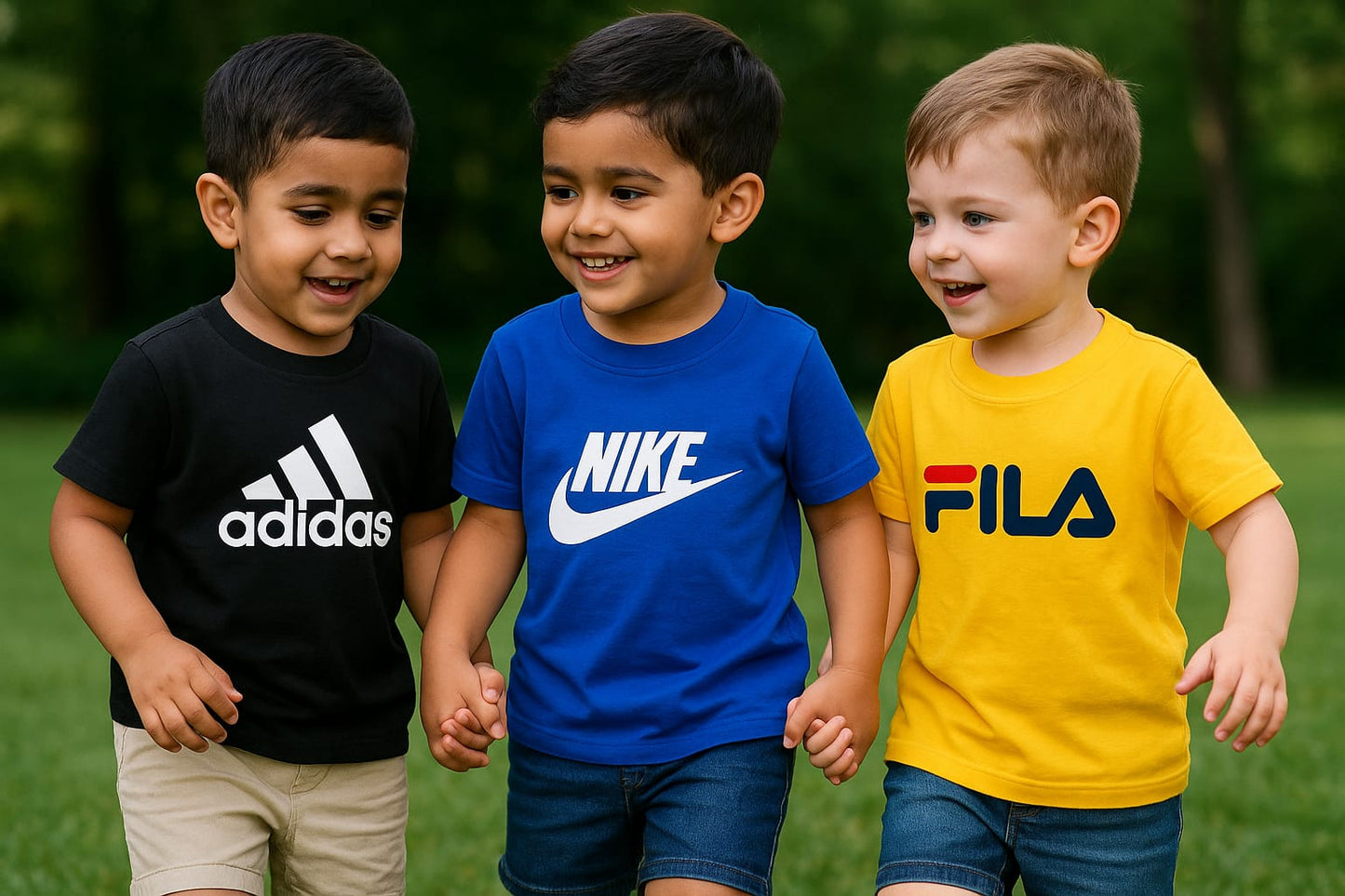 Pack of Three T-shirts for kids (FLA - ADS -NK)