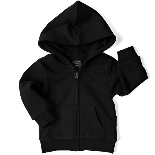 Black zipper hoodie