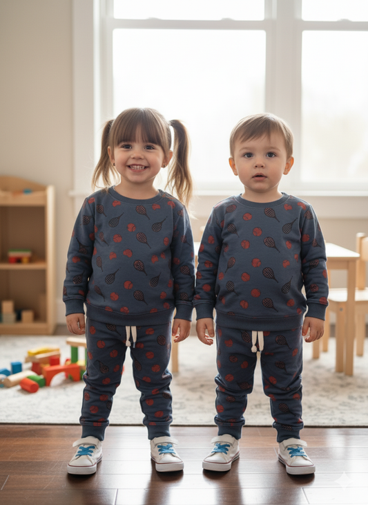 Dark Blue tennis tracksuit for kids
