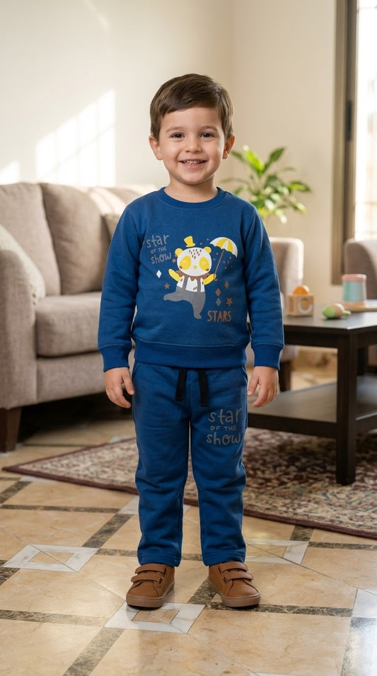Royal Blue Panda Show Tracksuit