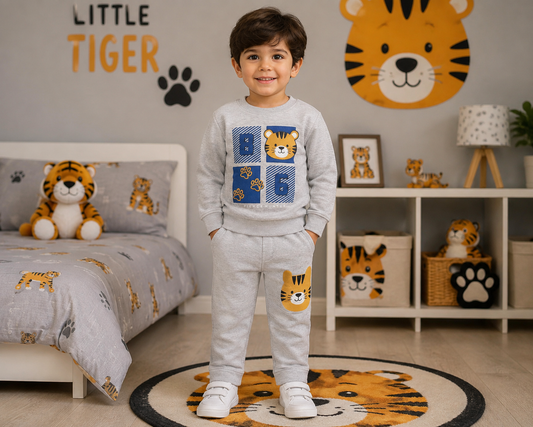 Grey Little Tiger Tracksuit
