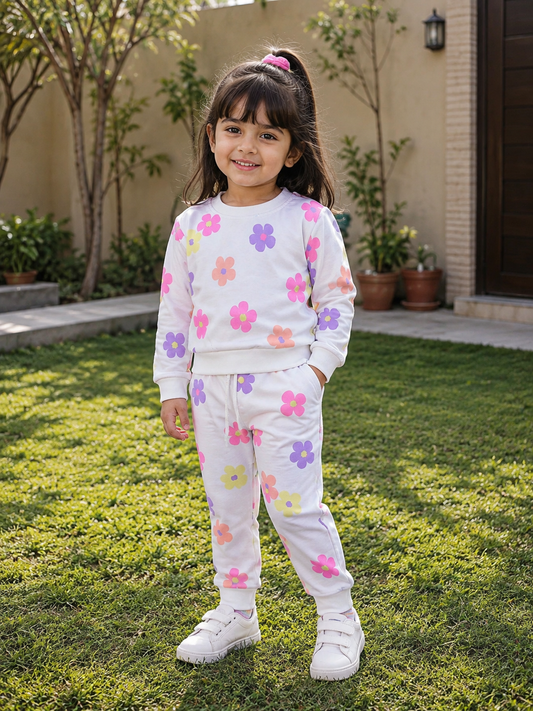 White Daisy Joy Tracksuit