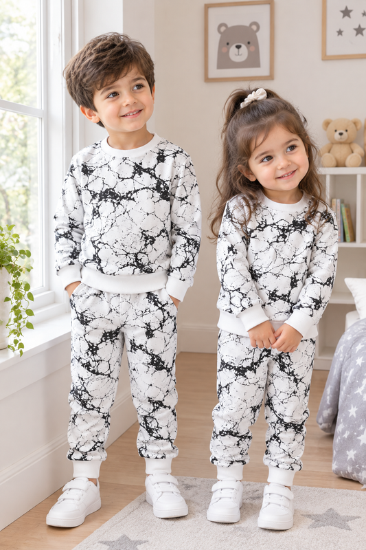 White Marble Mist Tracksuit