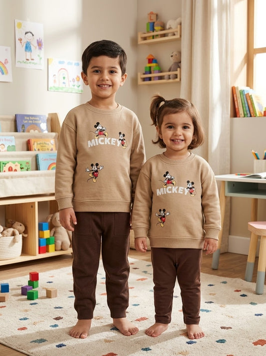 Light Brown Mickey Sweatshirt