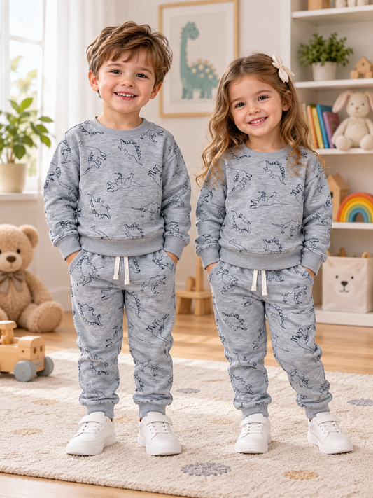 Grey Dino Buddies Tracksuit