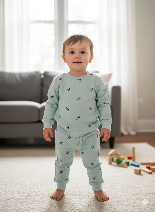 Blue snow Tracksuit for kids