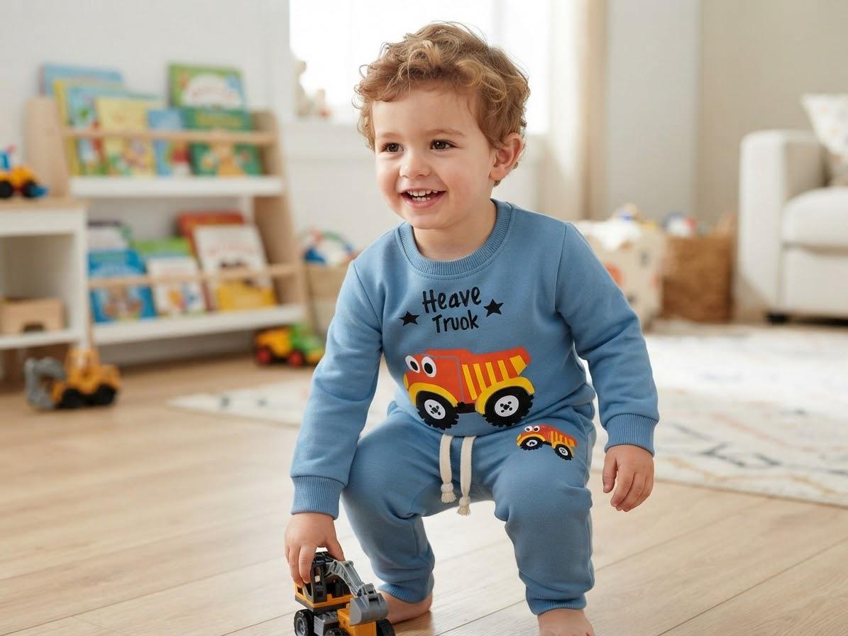Light Blue Heave Truck Tracksuit