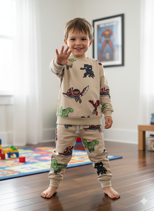 Superheros tracksuit for kids
