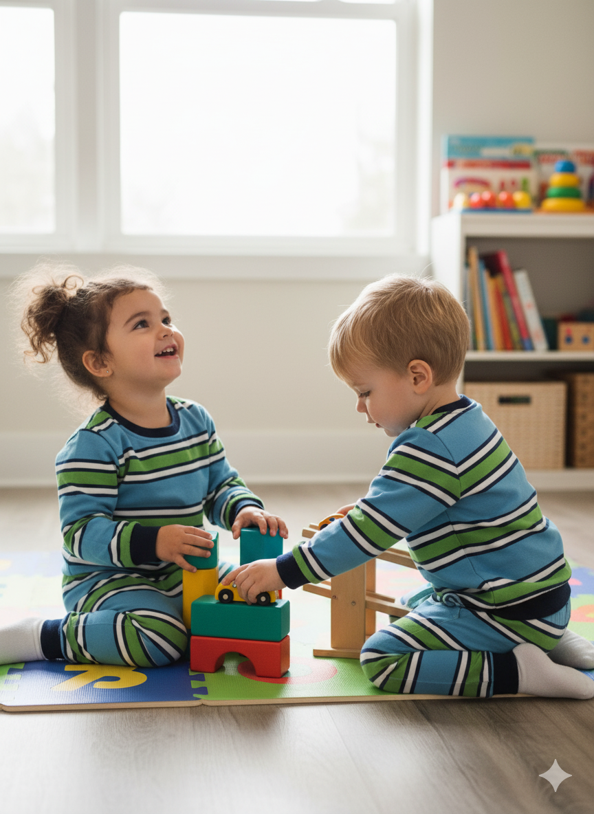 Blue green multi stripes tracksuit