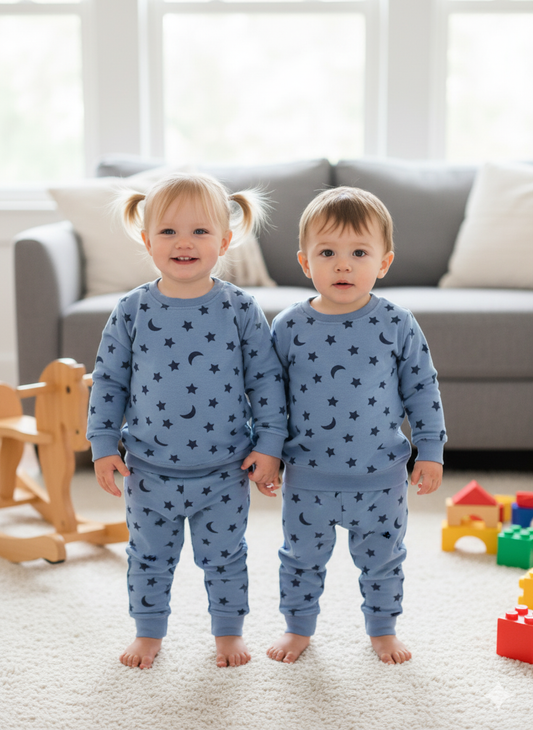 Blue stars Tracksuit for kids