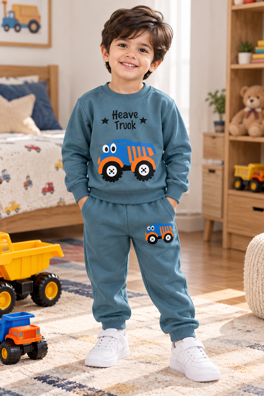 Dark Blue Heave Truck Tracksuit