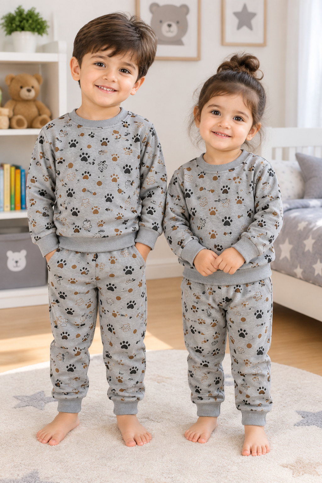 Grey Little Paws Tracksuit