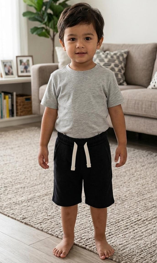 black summers shorts for kids