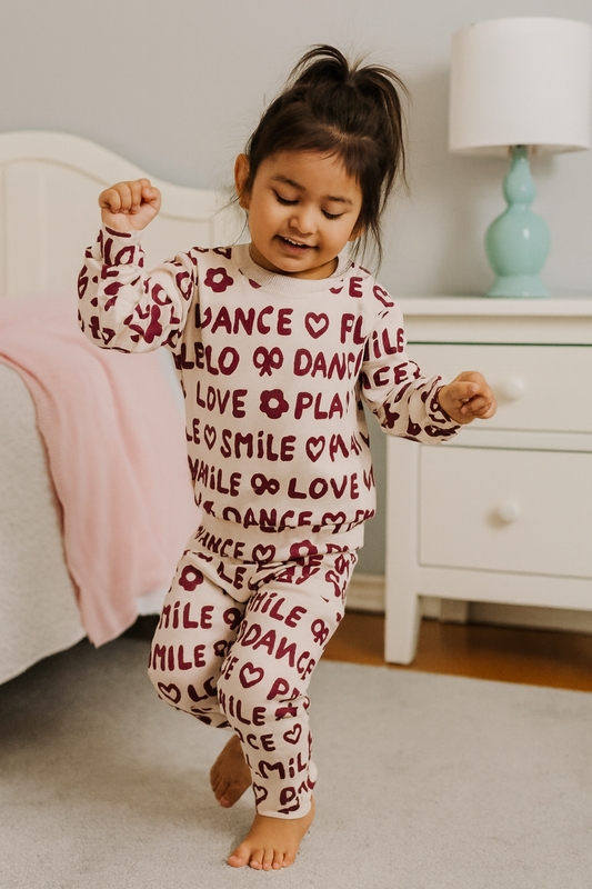 Play love smile Tracksuit for kids