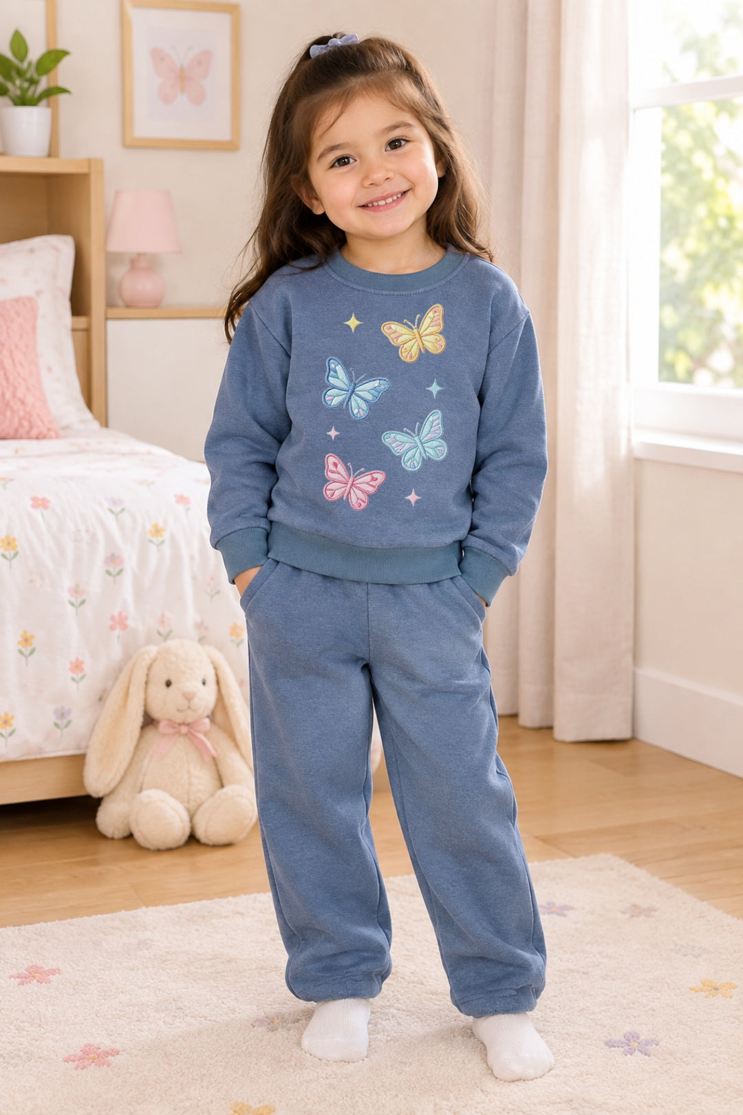 Blue Dreamy Butterflies Tracksuit