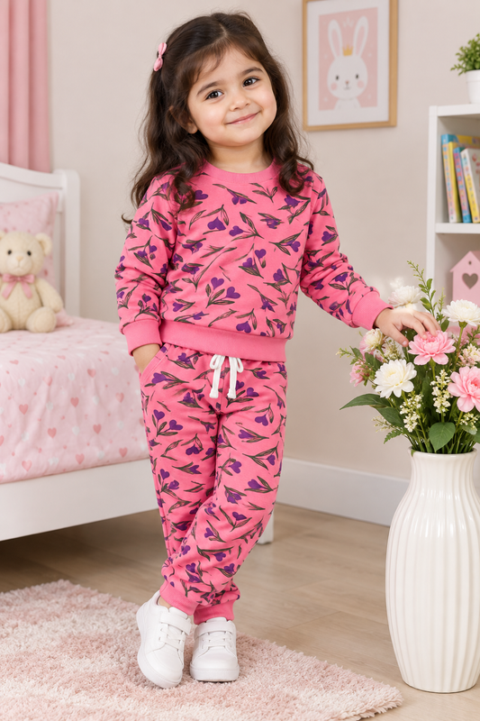 Pink Pretty Petals Tracksuit