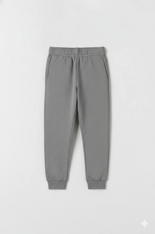 Grey terry trouser for kids
