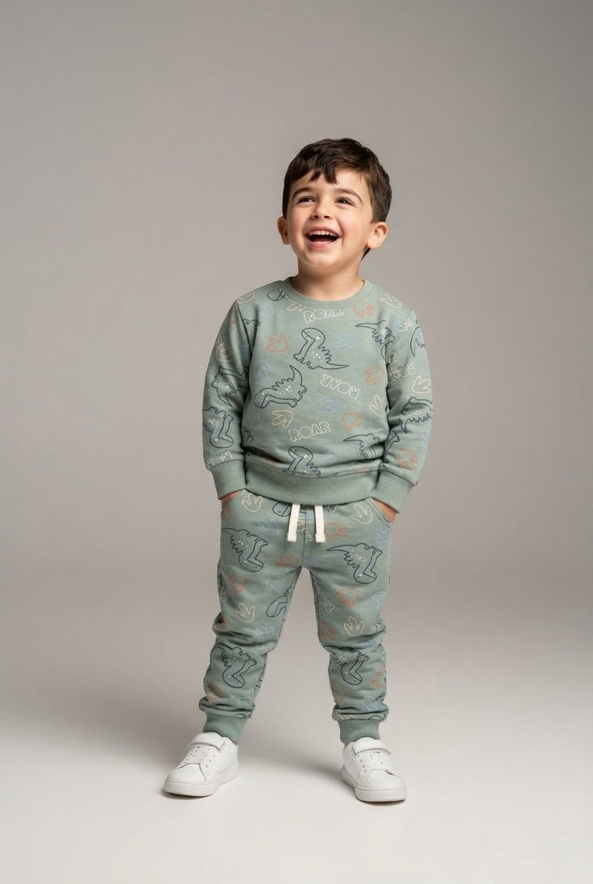 Green Dino Roar Tracksuit
