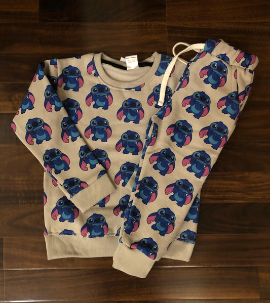 Skin stitch tracksuit for kids