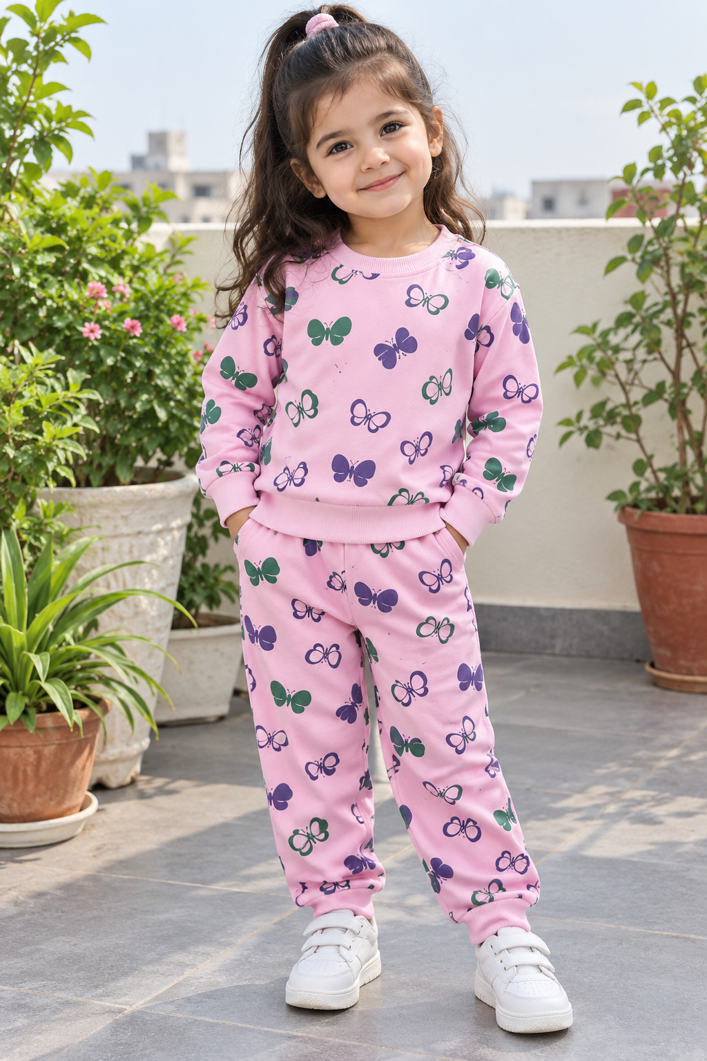 Pink Butterfly Bliss Tracksuit