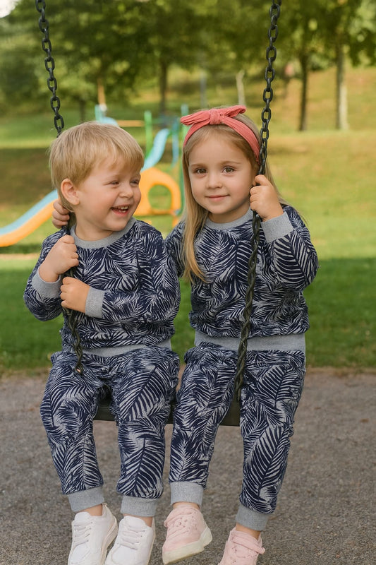 Palm leaves tracksuit for kids