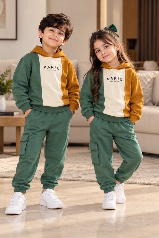 Paris Color Block Tracksuit