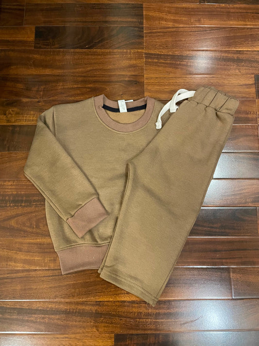 Plain Camel Tracksuit