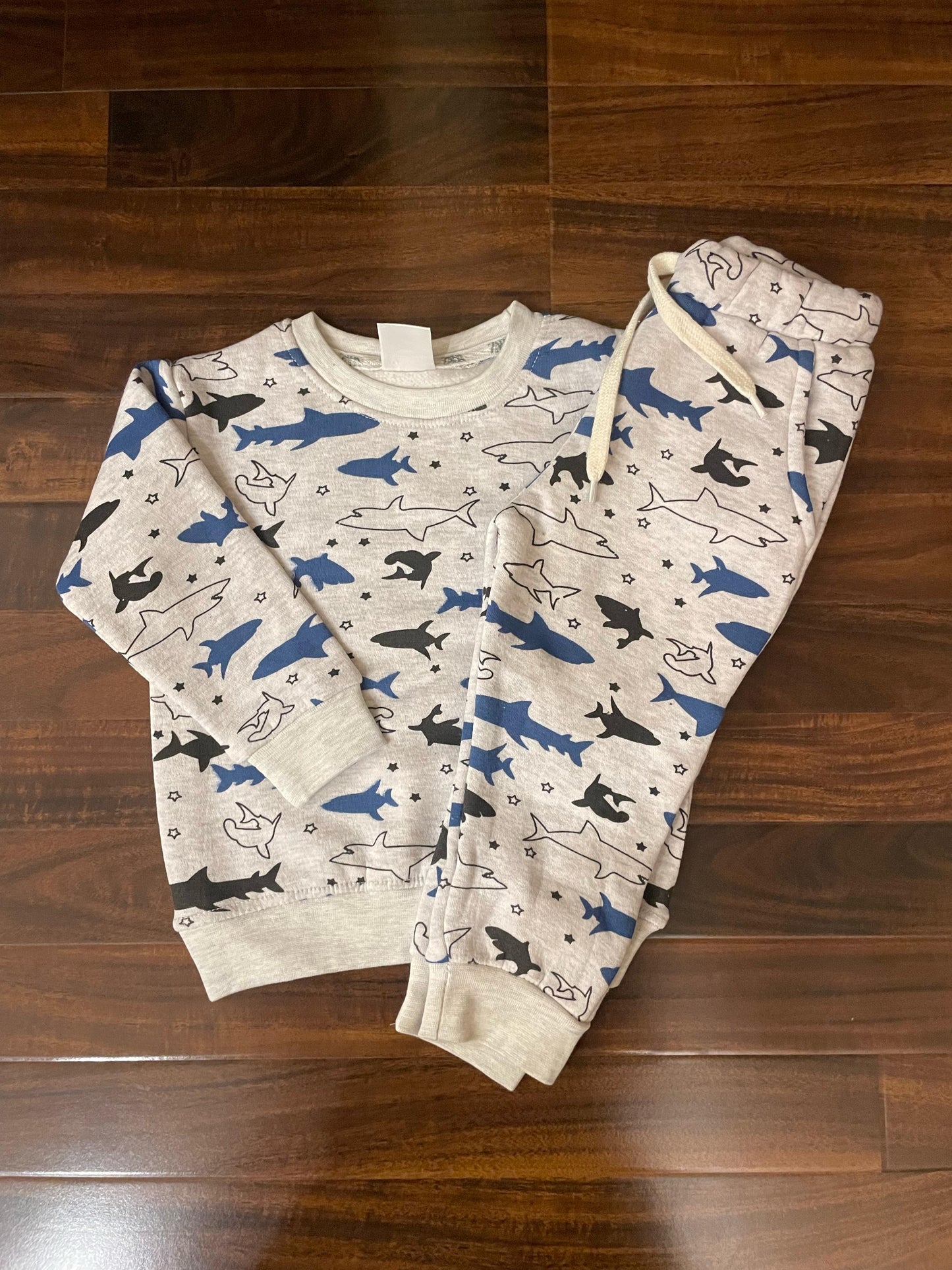 Shark fish tracksuit for kids