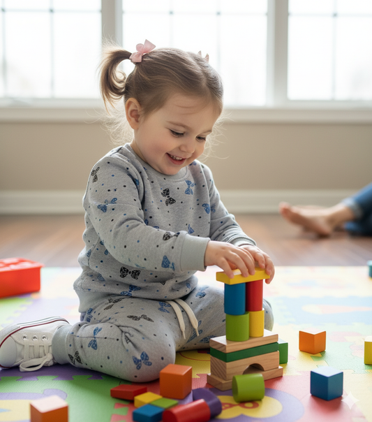 Grey bows tracksuit for kids