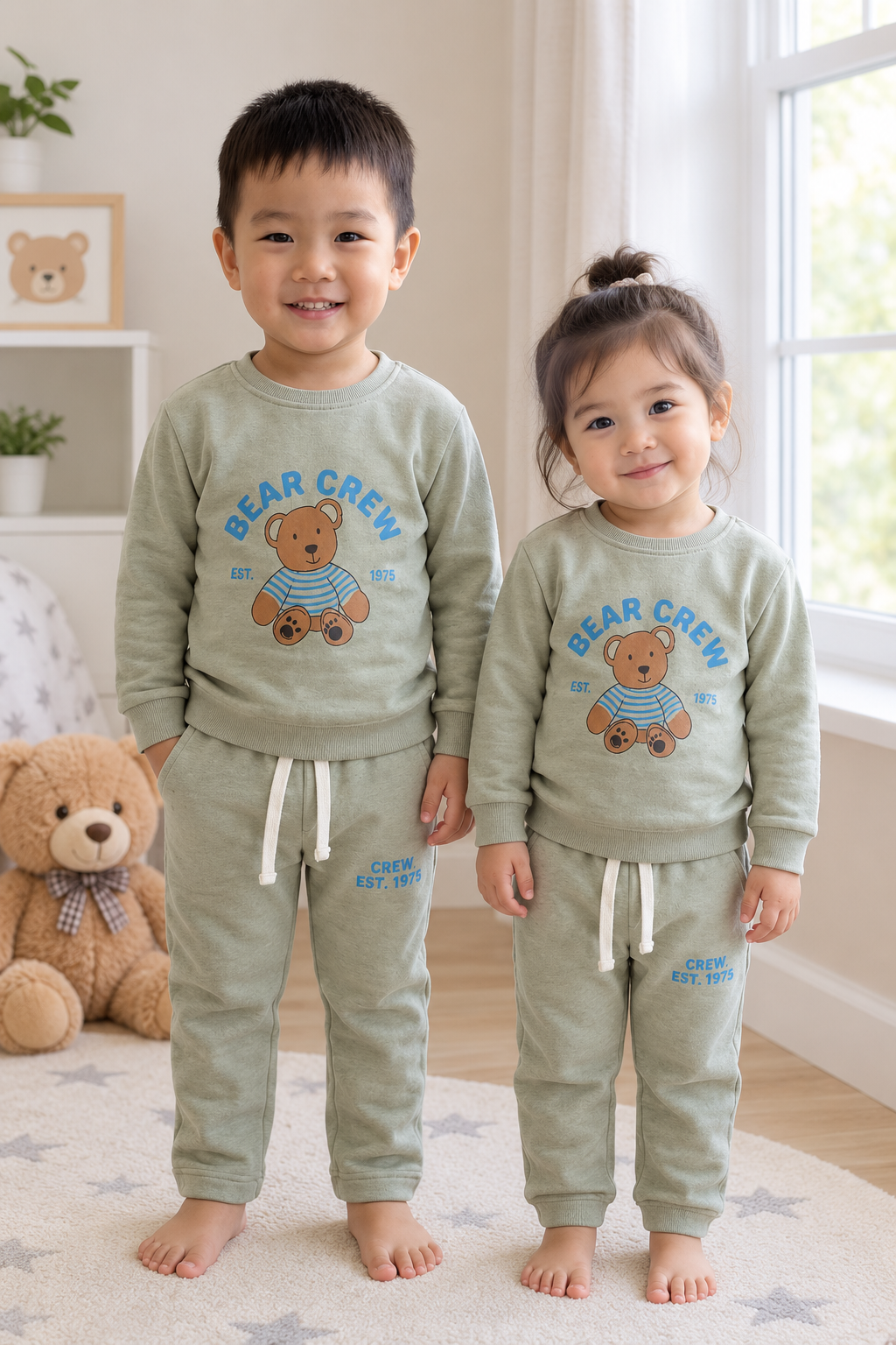 Green Bear Crew Tracksuit