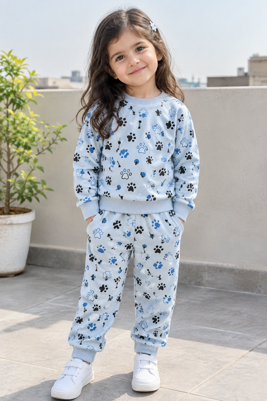 Sky Blue Little Paws Tracksuit