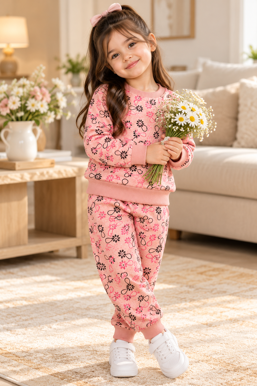 Peachy Floral Fairy Tracksuit